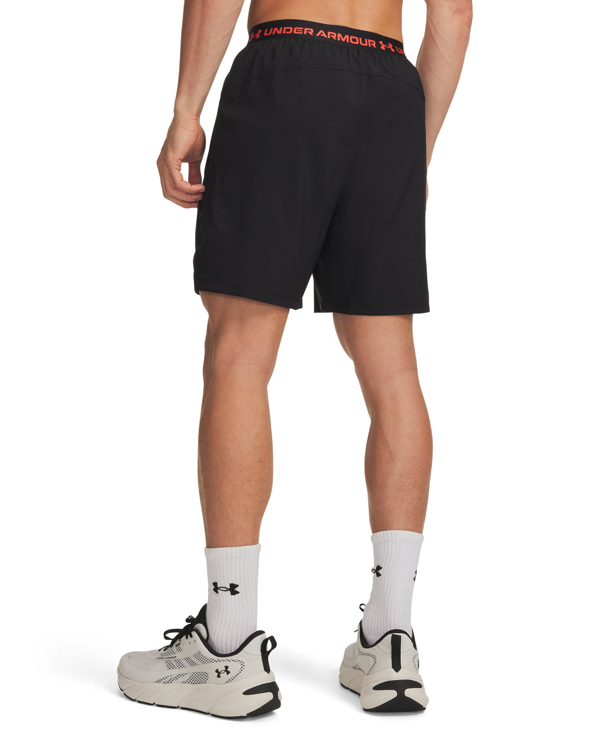 UA Vanish Wven Short 2.0 6in - Black / Venom Red - 012