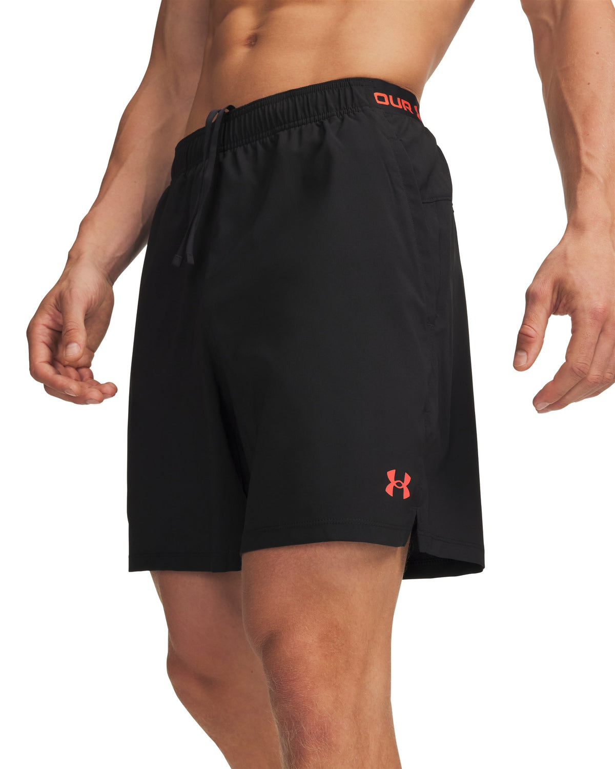 UA Vanish Wven Short 2.0 6in - Black / Venom Red - 012