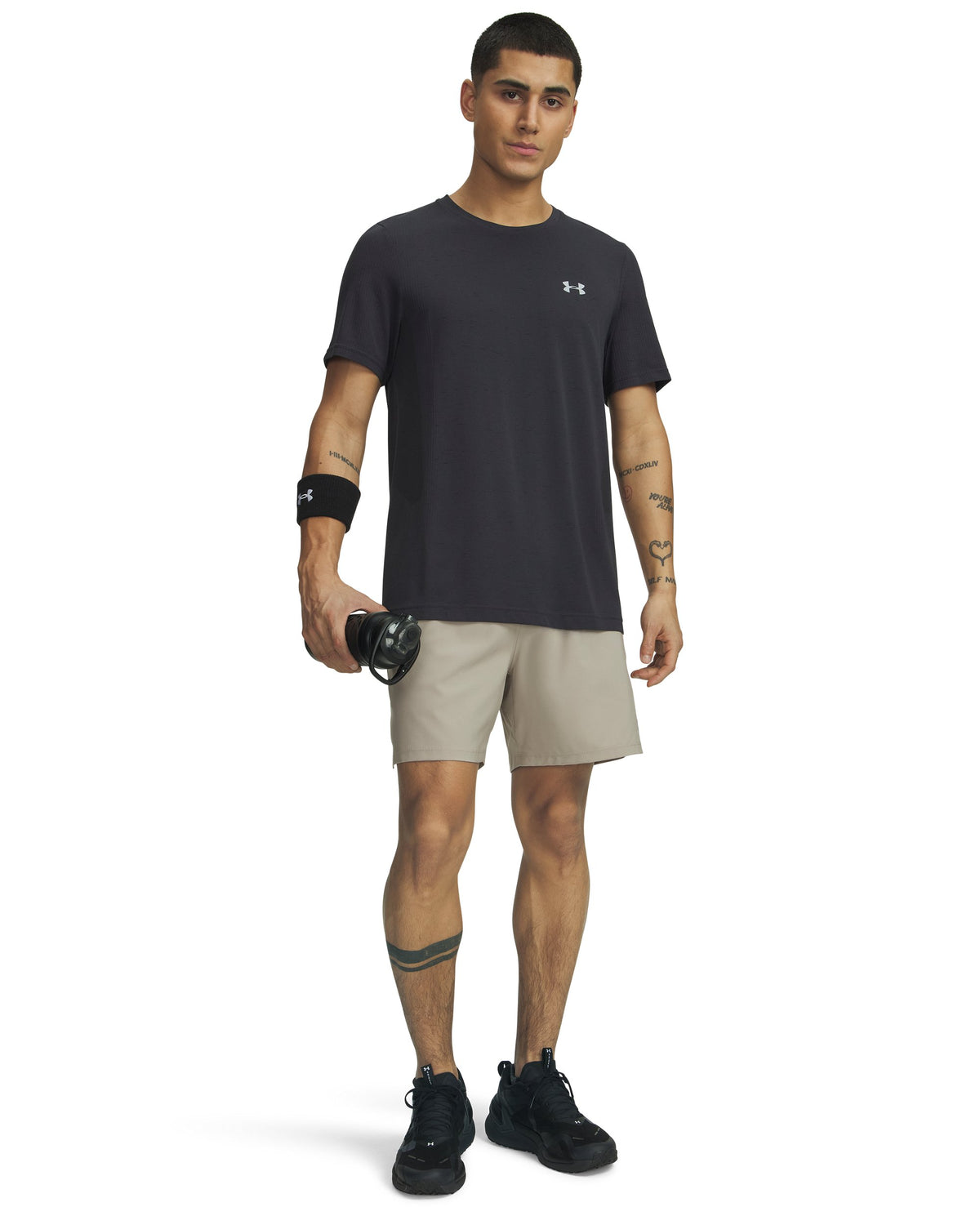 UA Vanish Wven Short 2.0 6in - Timberwolf Taupe / Black - 203