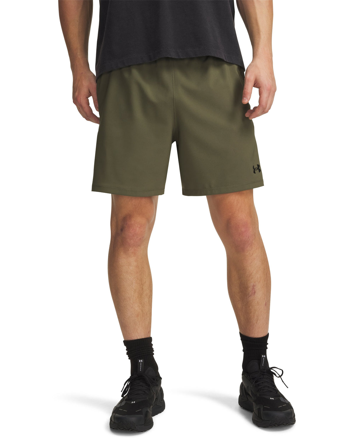 UA Vanish Wven Short 2.0 6in - Marine OD Green / Black - 390