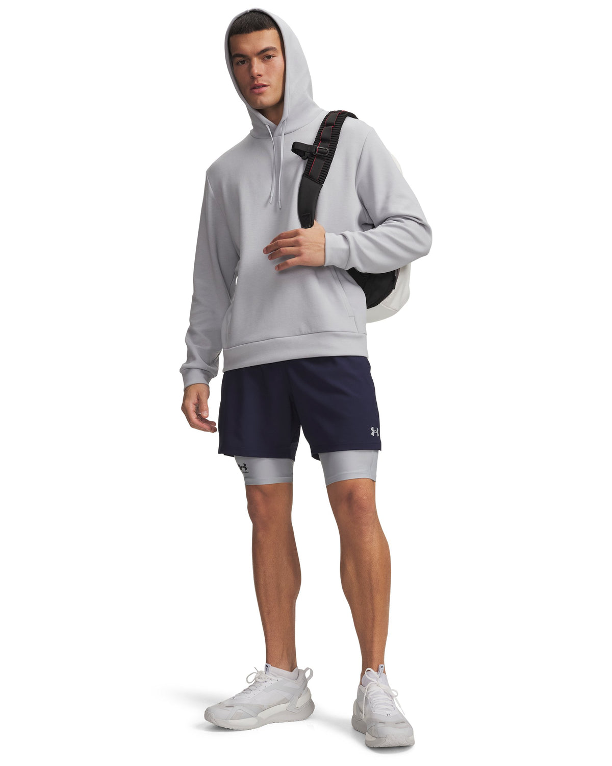 UA Vanish Wven Short 2.0 6in - Midnight Navy / Mod Gray - 410