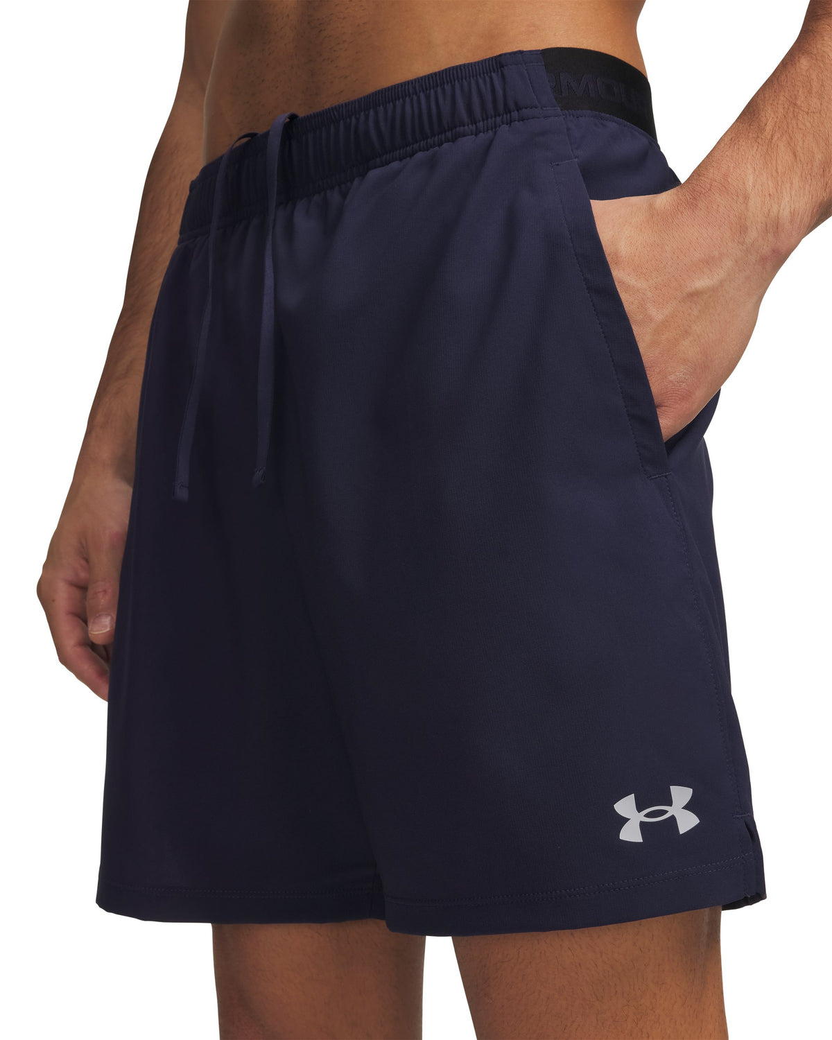 UA Vanish Wven Short 2.0 6in - Midnight Navy / Mod Gray - 410