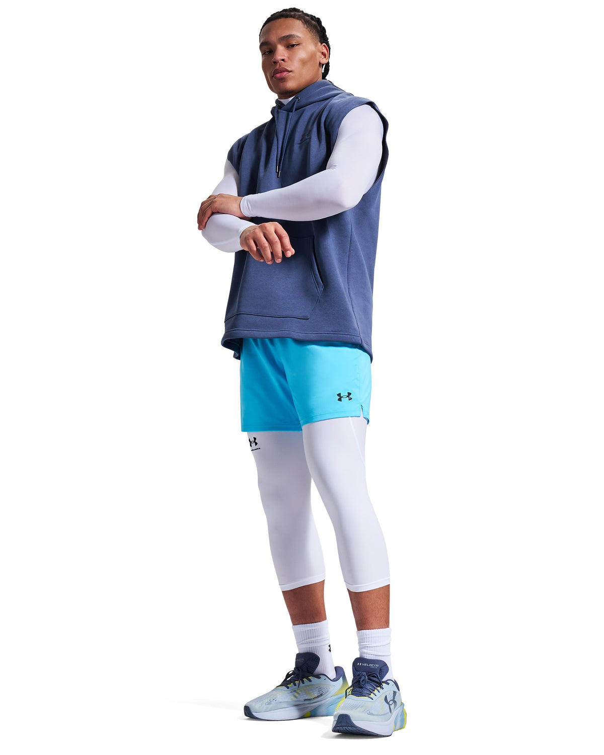UA Vanish Wven Short 2.0 6in - Blue / Black - 481