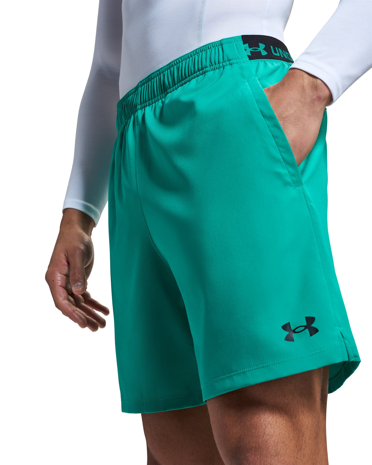 UA Vanish Wven Short 2.0 6in - Green / Black - 993