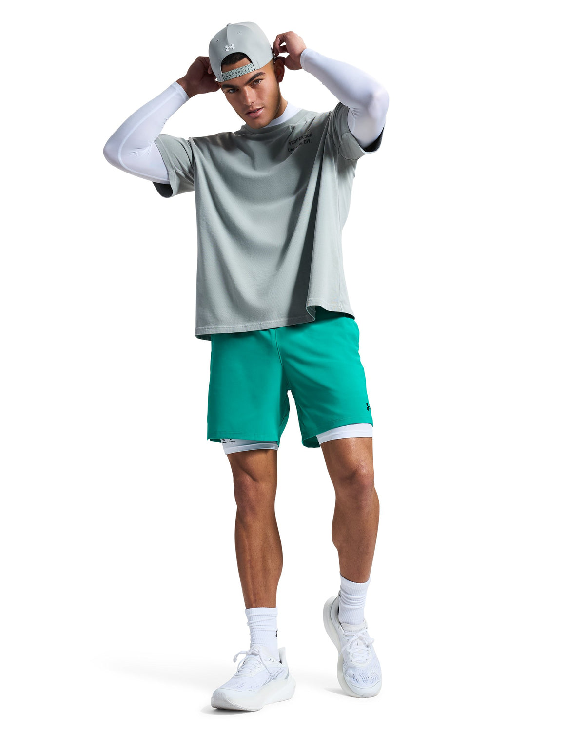 UA Vanish Wven Short 2.0 6in - Green / Black - 993