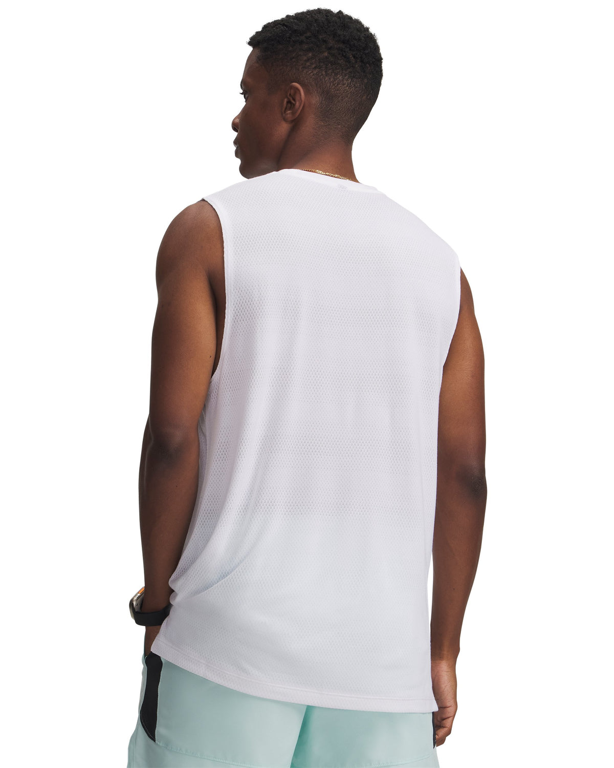 UA Velociti Tank - White / Reflective - 100