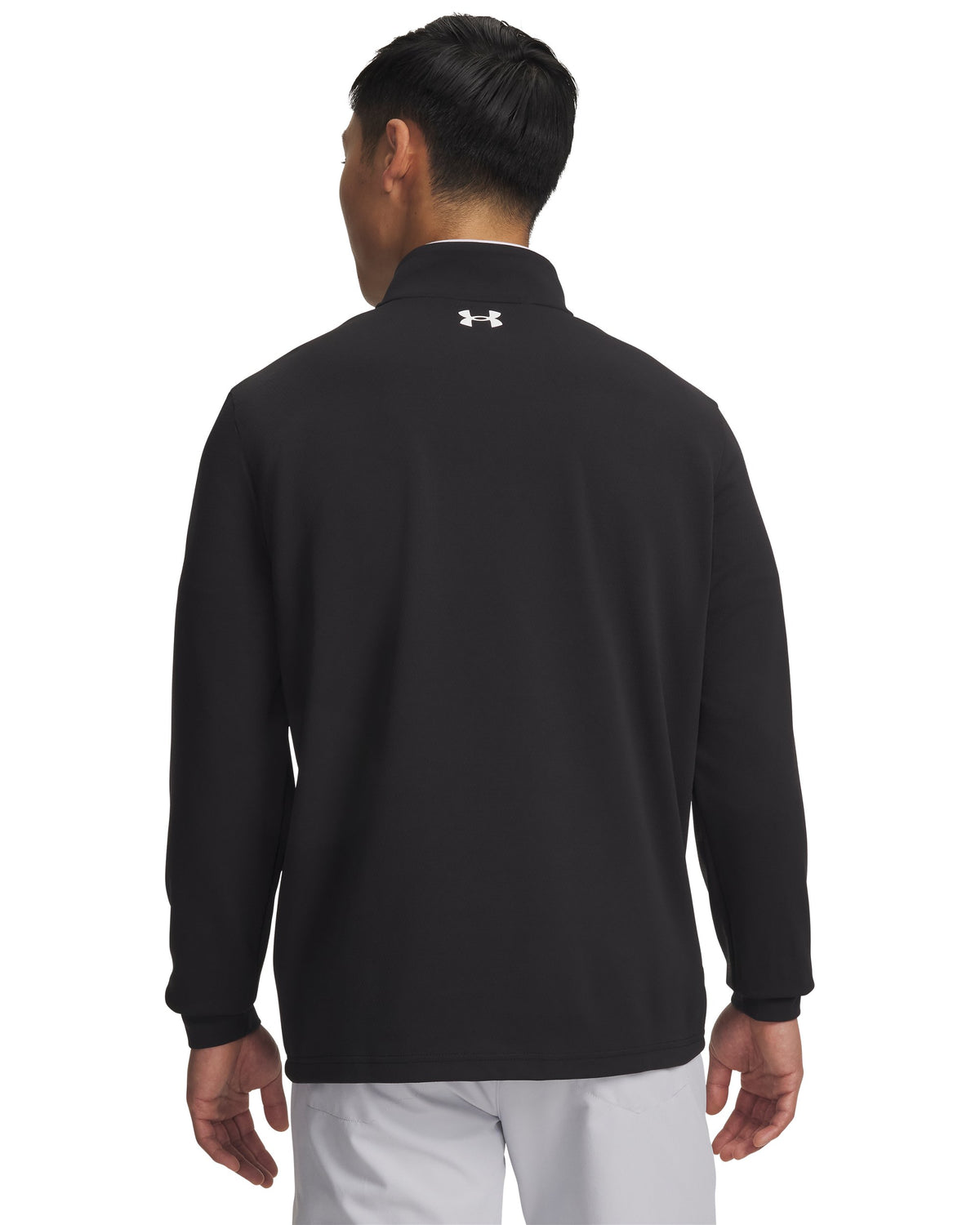 UA Links 1/4 Zip - Black / White - 001
