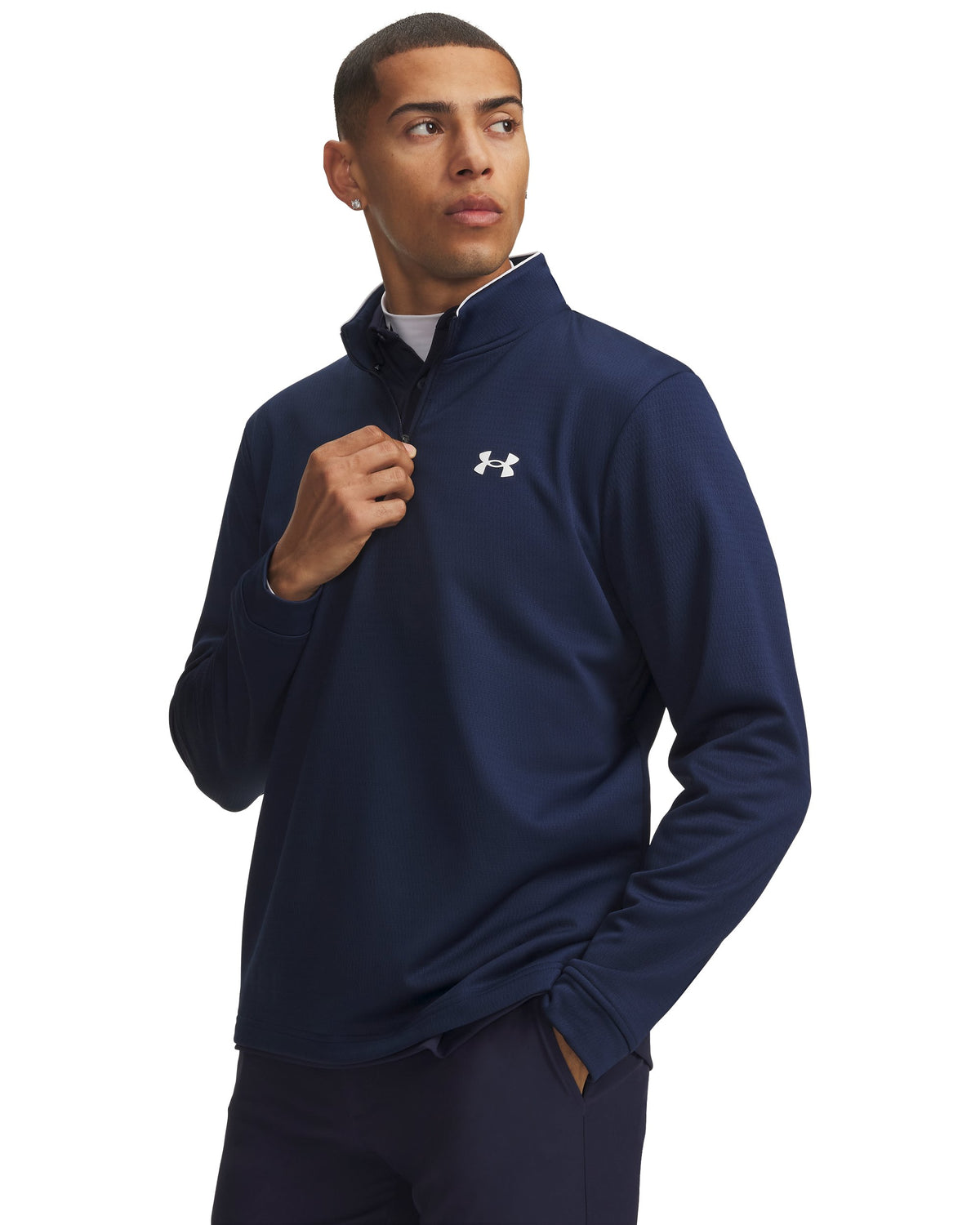 UA Links 1/4 Zip - Blue / White - 408