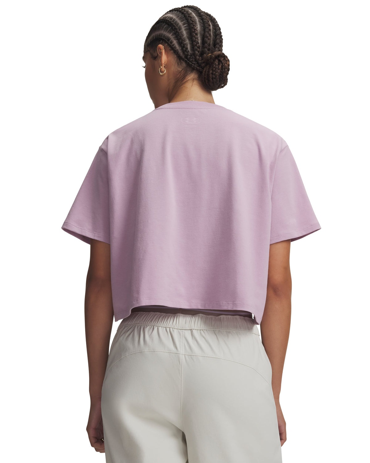 UA Rival Boxy Tee Solid - Pink / Pink Fog - 698