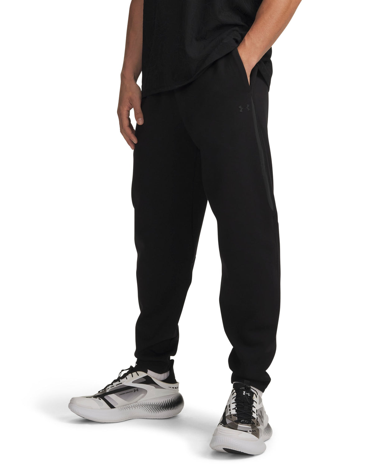 UA Unstoppable Flc Joggers - Black / Black - 008