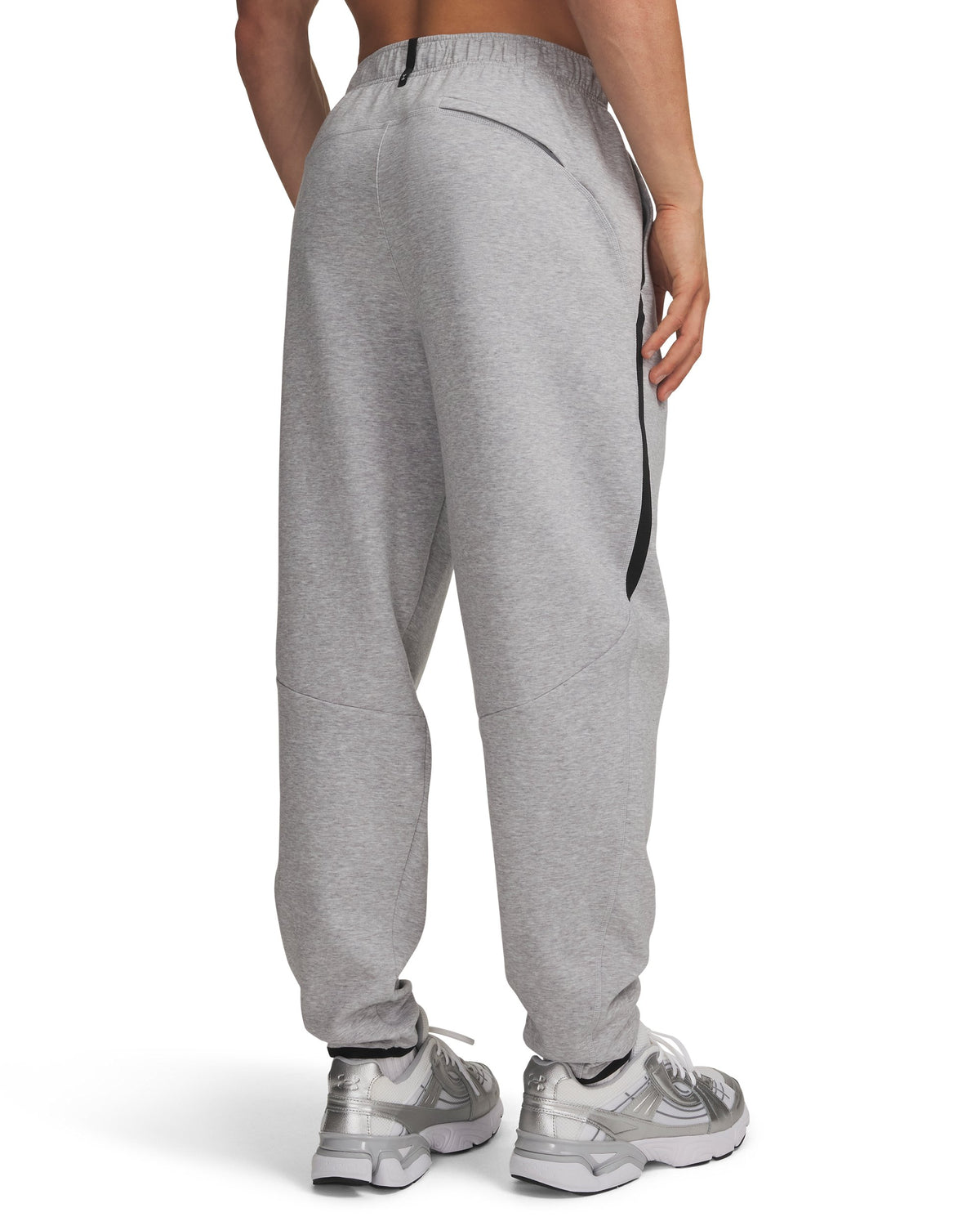 UA Unstoppable Flc Joggers - Gray / Black - 011