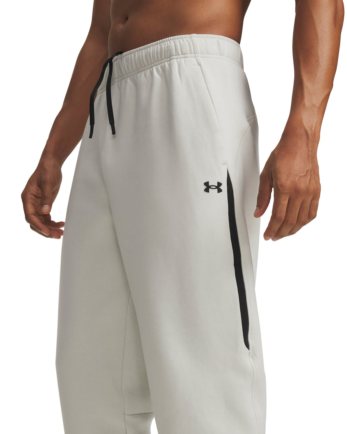 UA Unstoppable Flc Joggers - White / Black - 110
