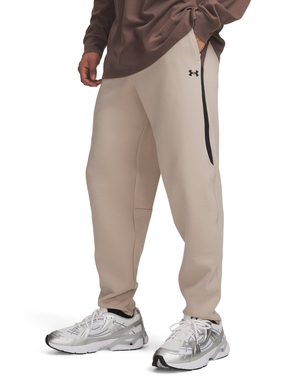 UA Unstoppable Flc Joggers - Brown / Black - 200