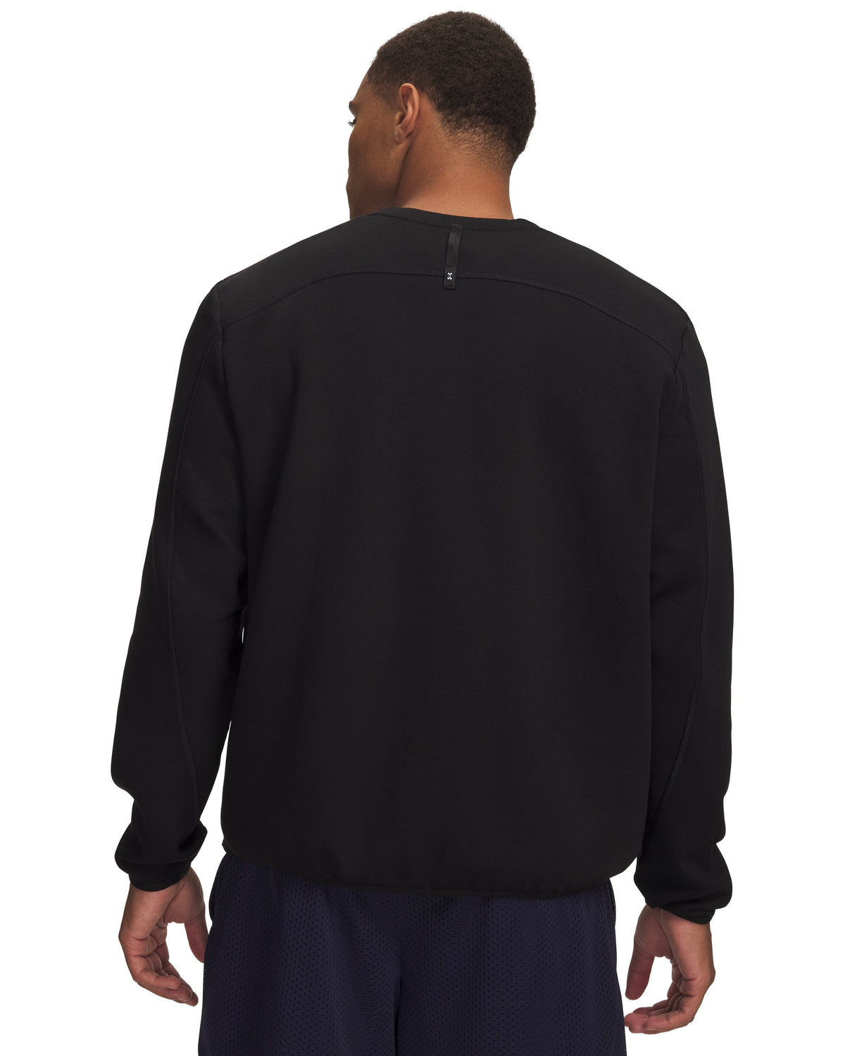 UA Unstoppable Flc Crew - Black / Black - 008
