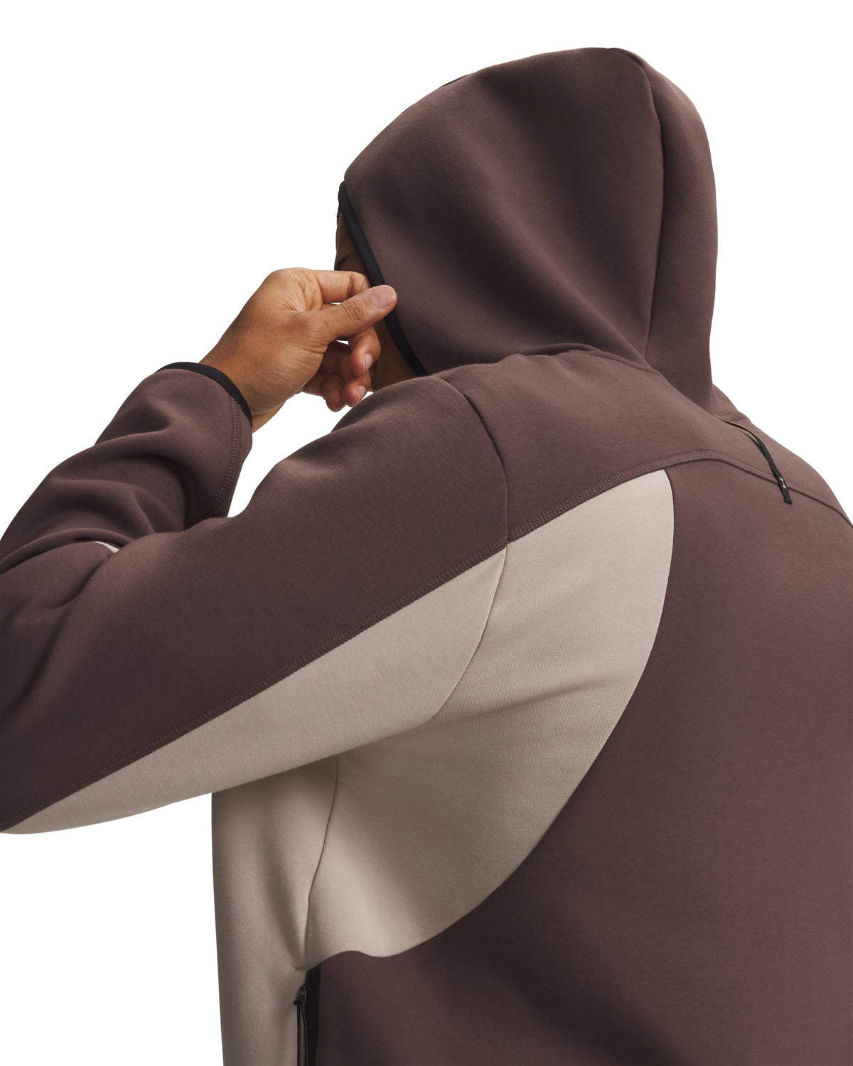 UA Unstoppable Fleece - בז׳ אפרפר / חום אפרפר / שחור
