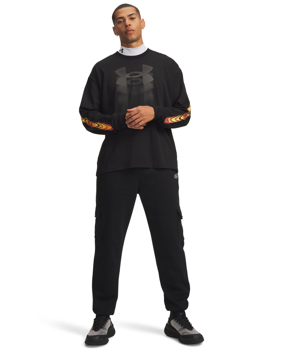 UA Rival Fleece - אפור