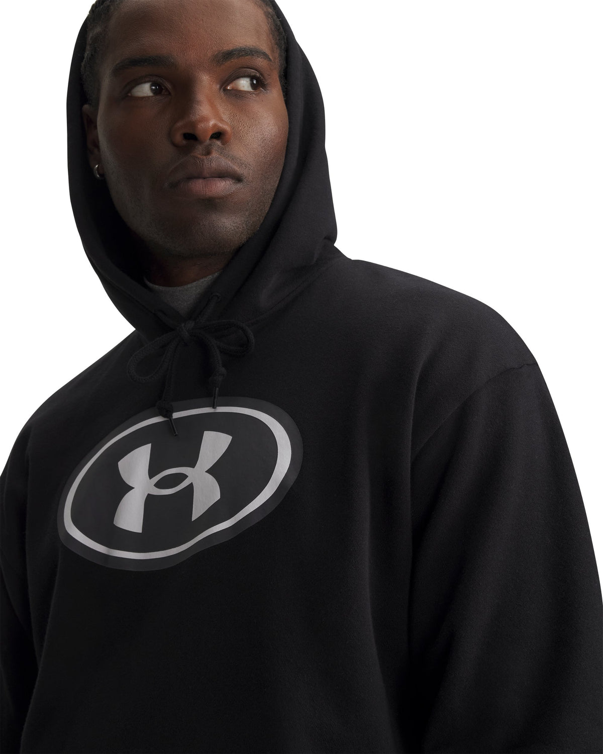 UA Rival Fleece Branded - אפור