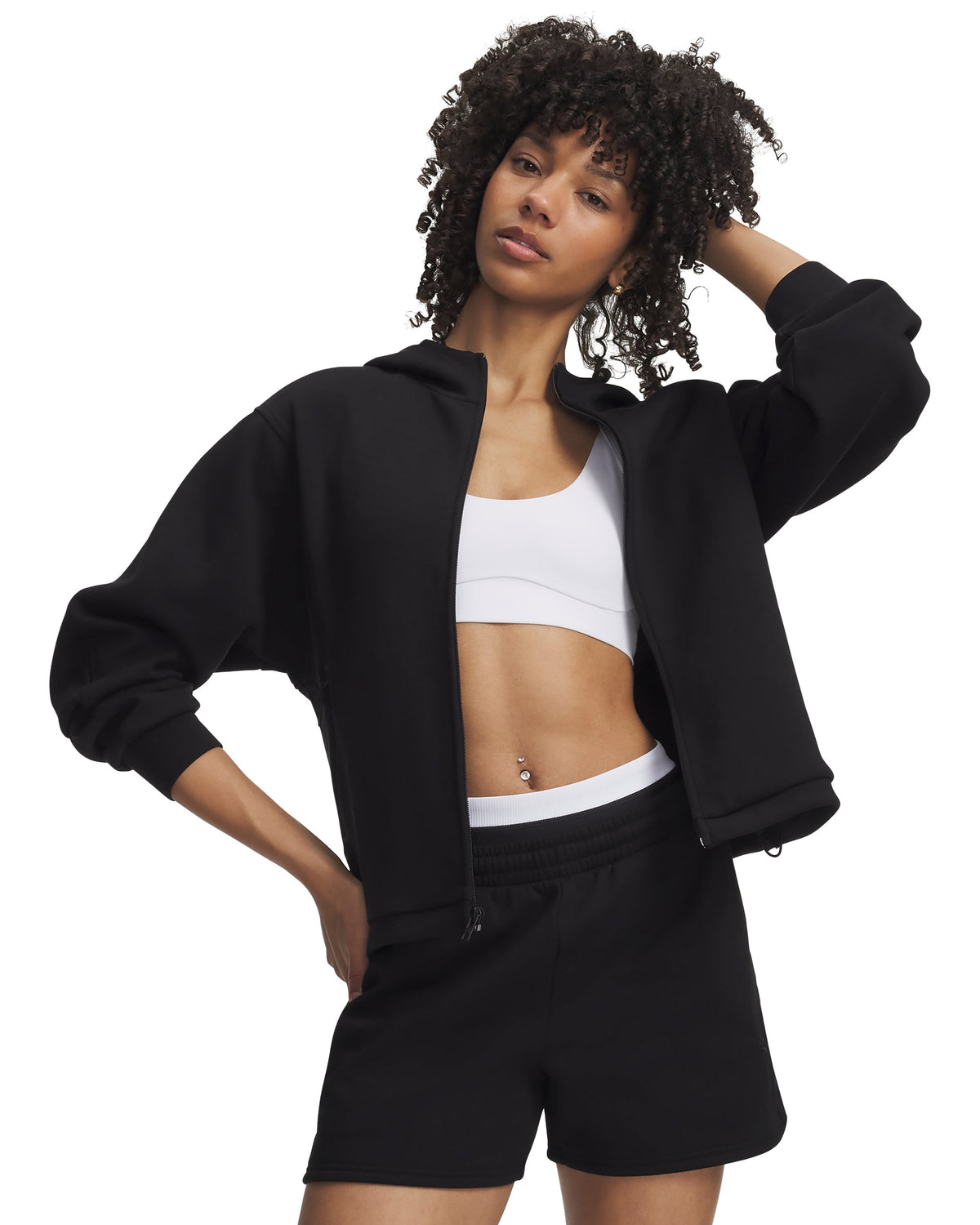 Unstoppable Fleece FZ Jkt - Black / Ultimate Black - 008