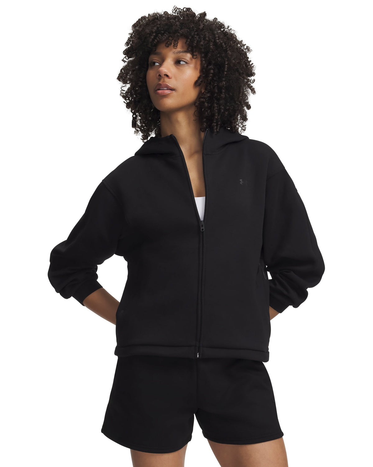 Unstoppable Fleece FZ Jkt - Black / Ultimate Black - 008