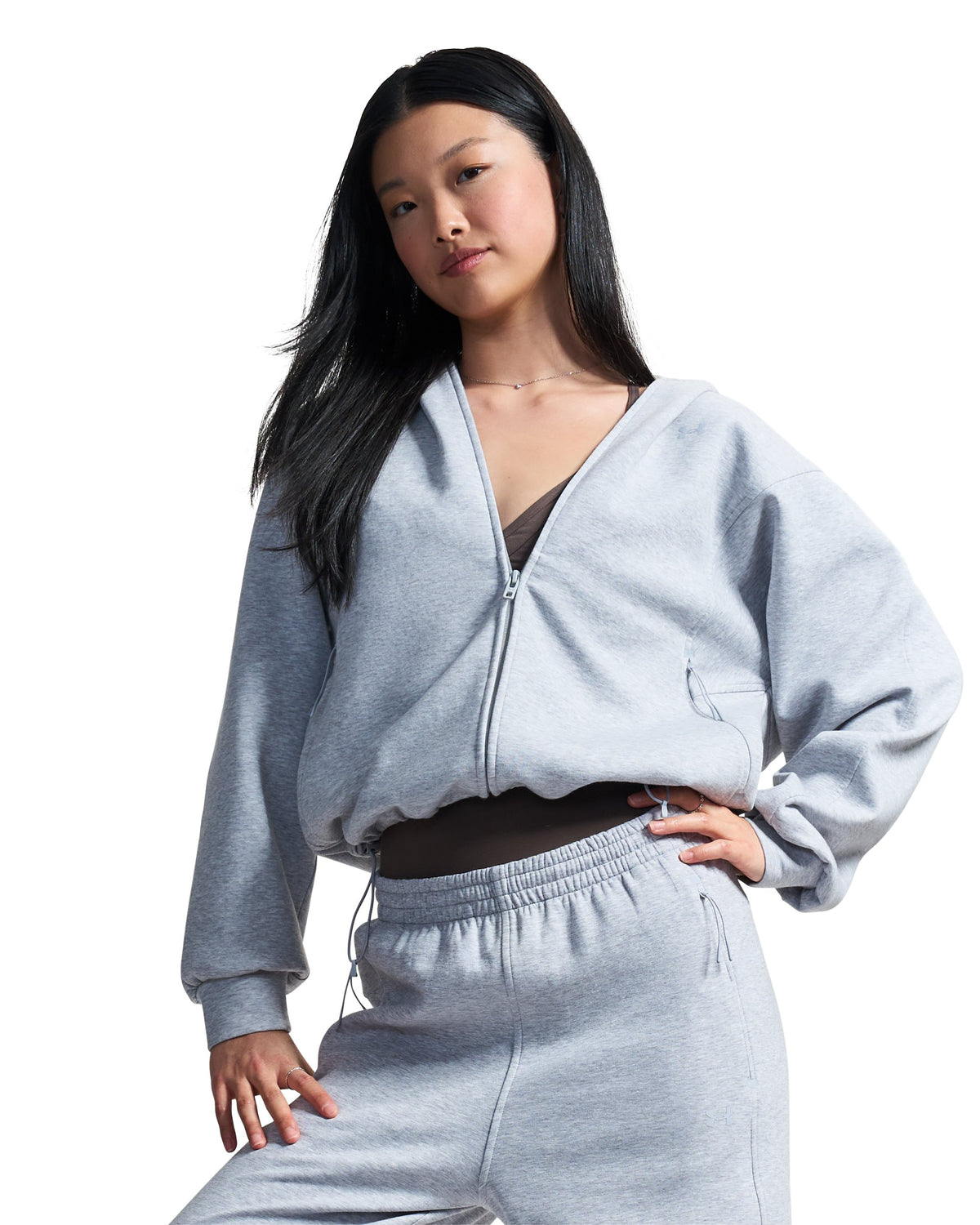 Unstoppable Fleece FZ Jkt - Gray / Mod Gray - 011