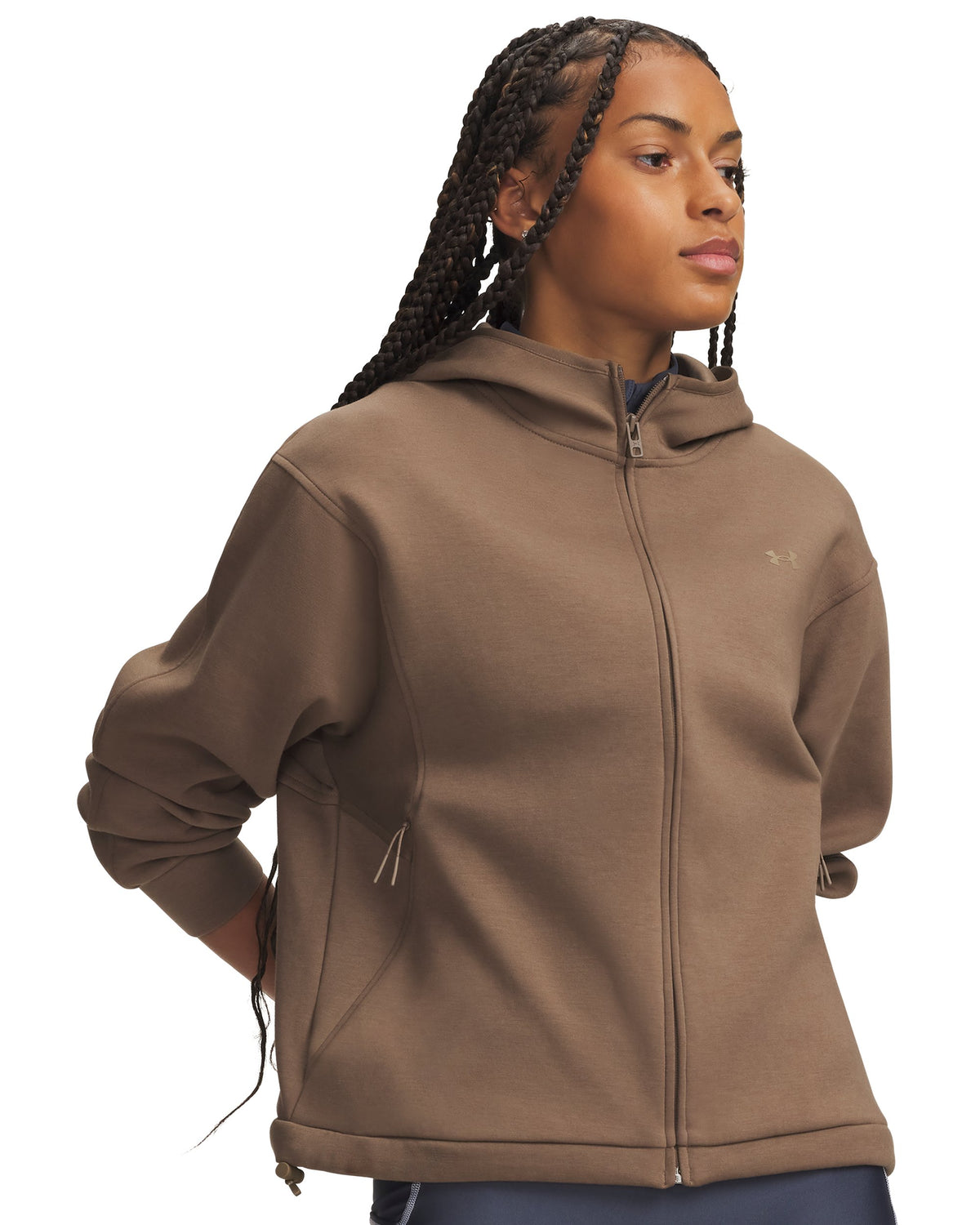 Unstoppable Fleece FZ Jkt - Brown / Desert Taupe - 219