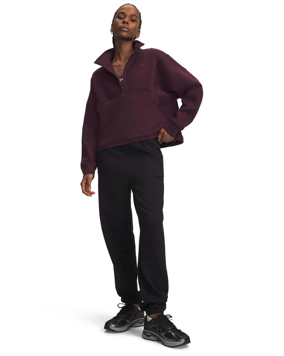 Unstoppable Flc Gym Pant - Black / Ultimate Black - 008