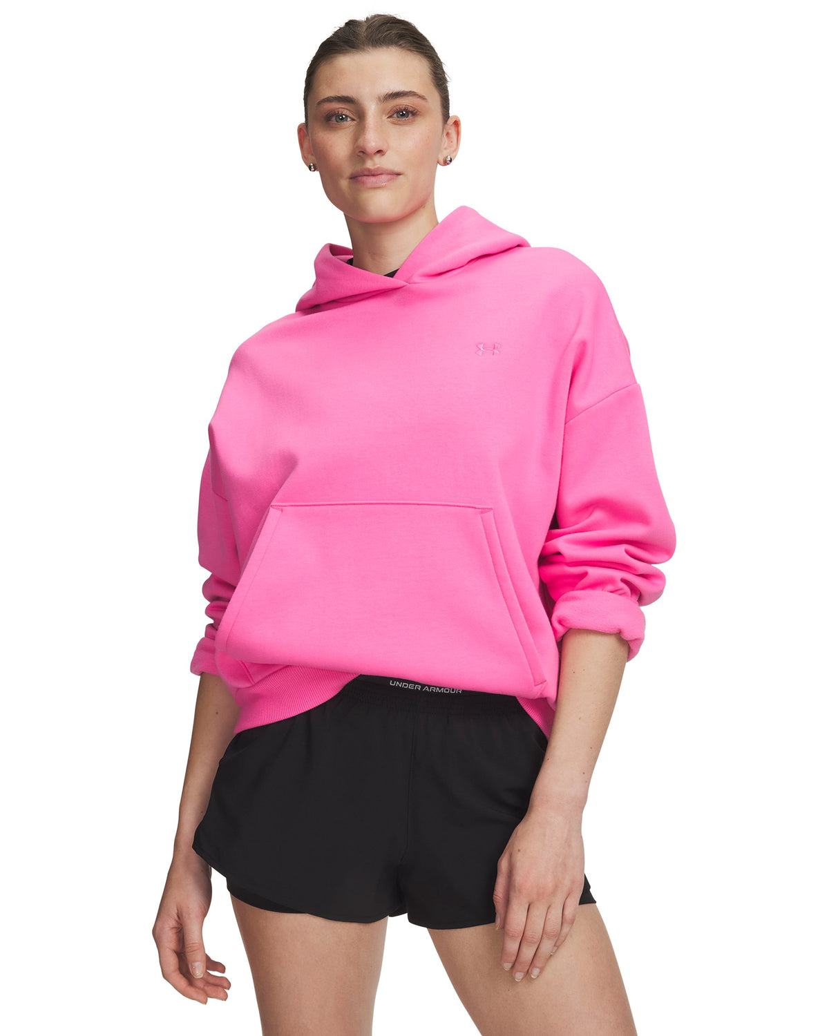Icon Fleece Hoodie - Pink / Pink Frenzy - 637