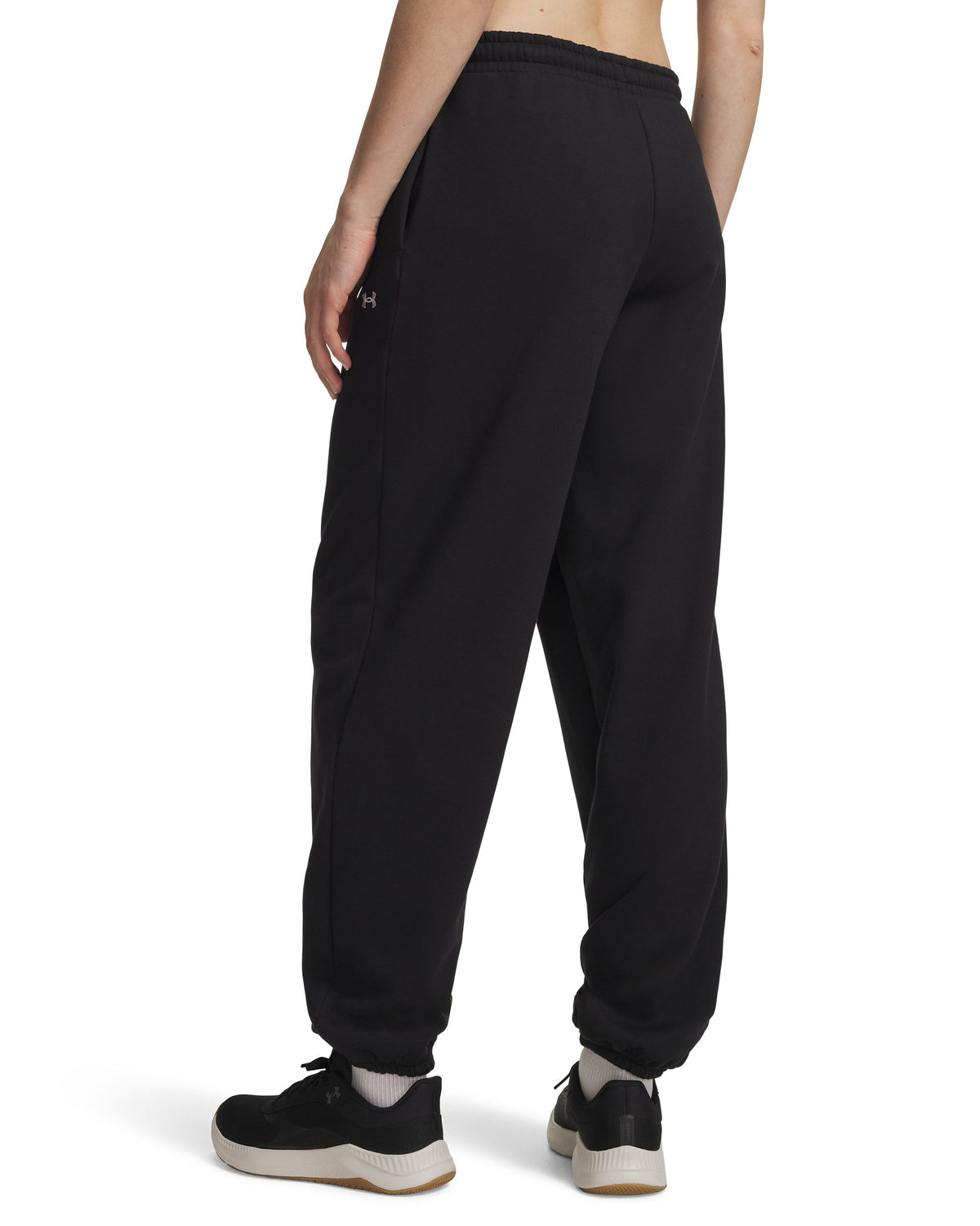 Icon Flc Gym Pant - Black / White - 009