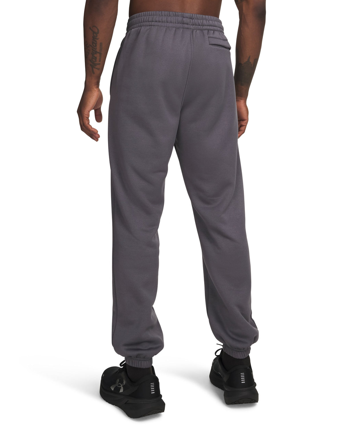 UA Armour Fleece Joggers - Gray / Black - 025
