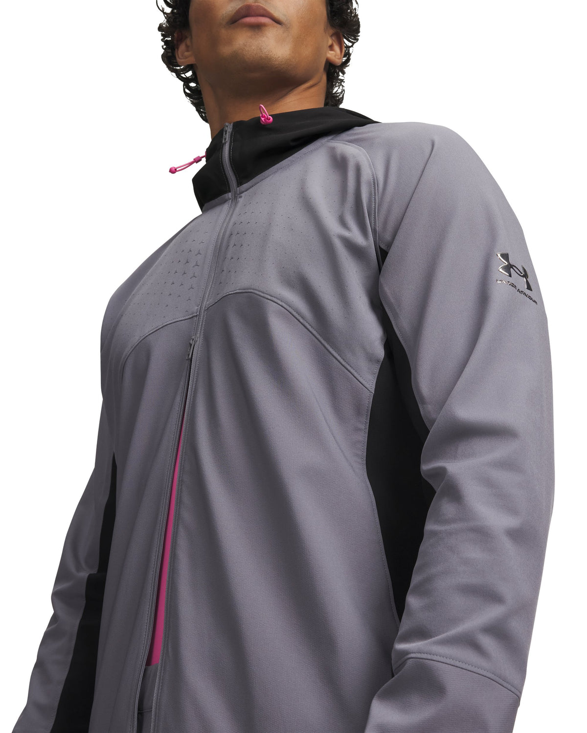 UA Ch. Elite Storm Jacket - Gray / Chrome - 024