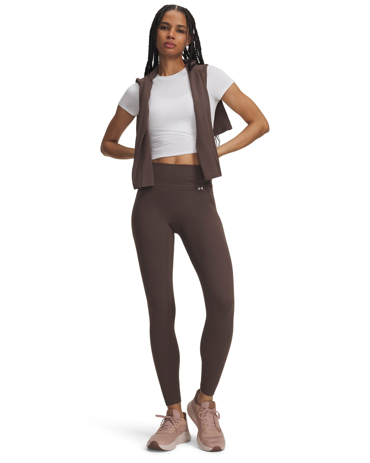 Motion 7/8 Legging - Brown / White - 200