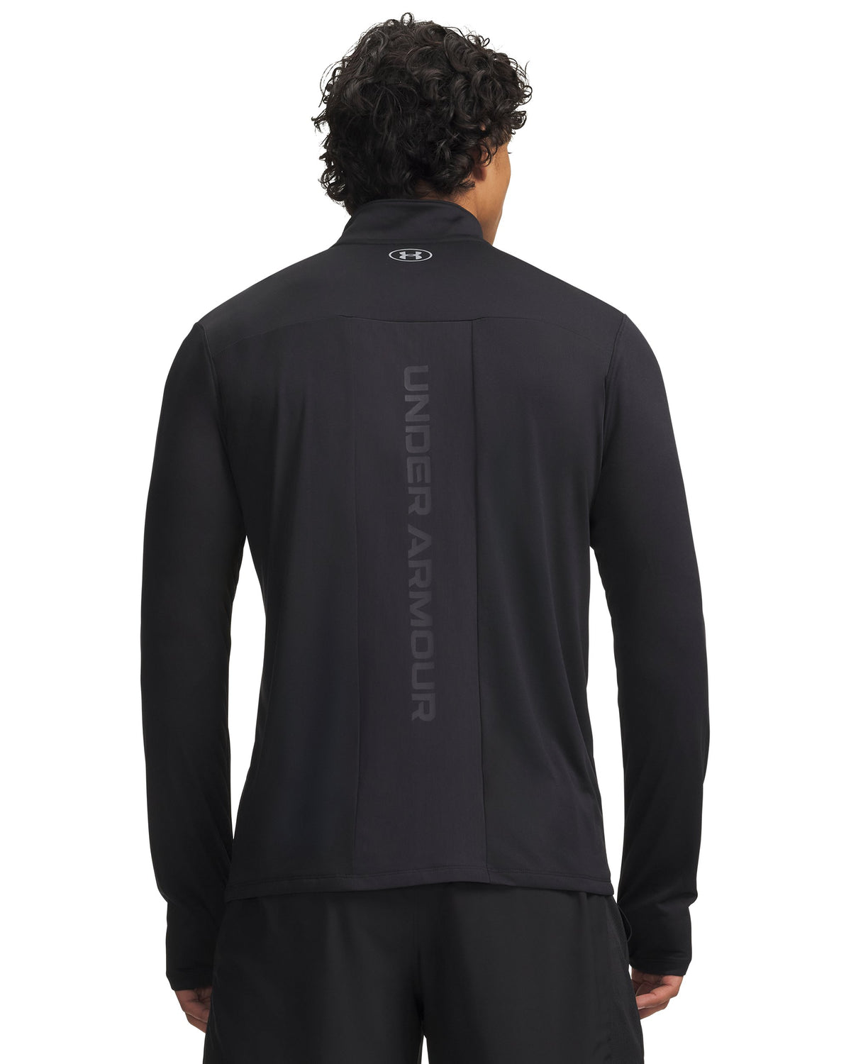 UA Tech Utility 1/4 Zip - Black / Steel - 001