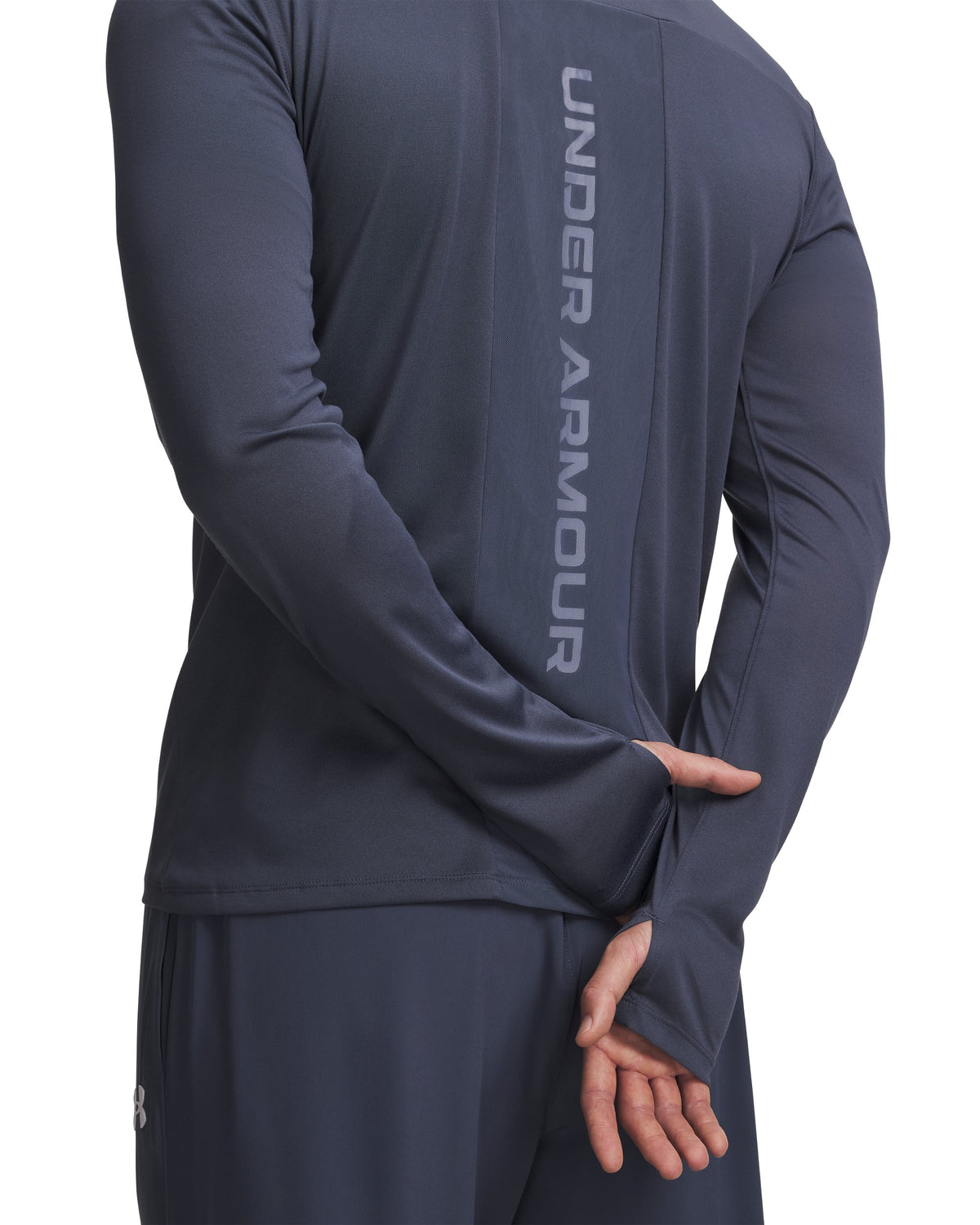UA Tech Utility 1/4 Zip - Gray / Geode Green - 044