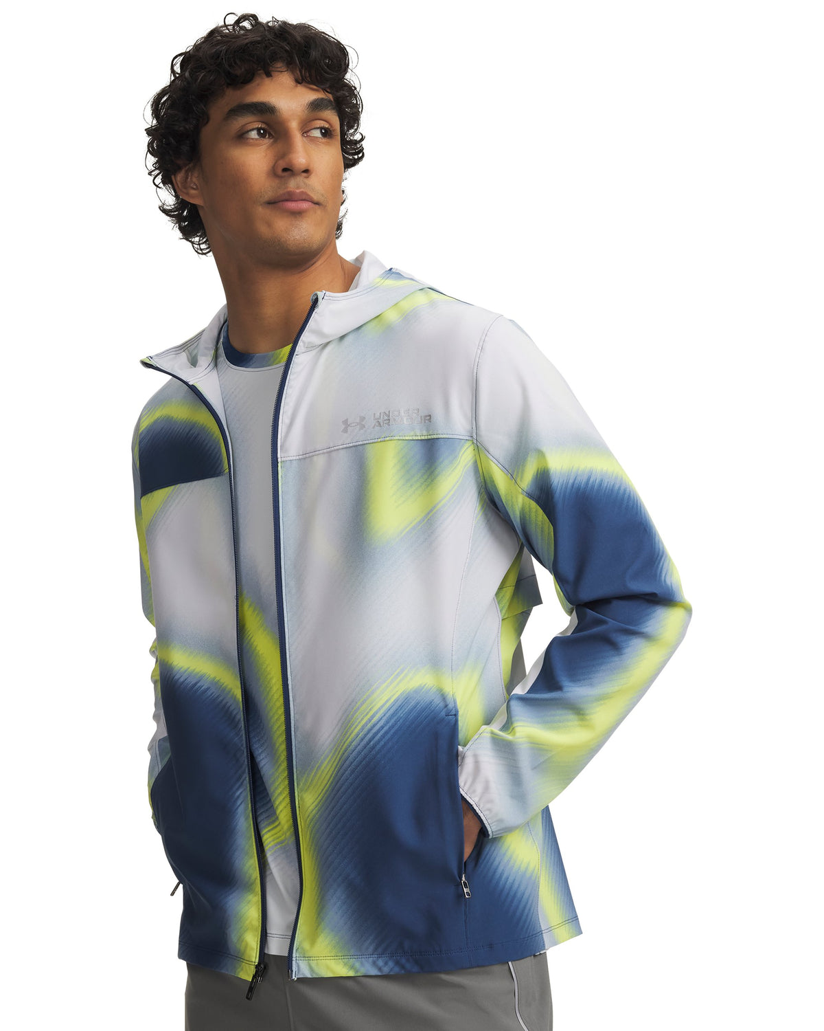 UA Velociti STORM Jacket - Blue / Silver Reflective - 997