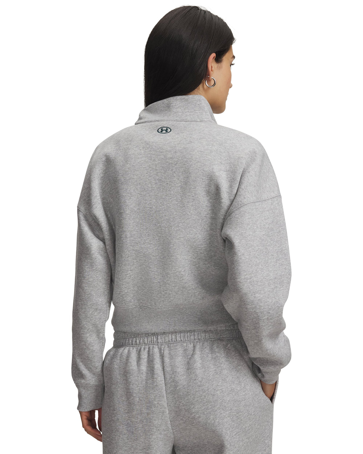 RIVAL FLEECE VARSITY HZ - Gray / Arden Green - 011