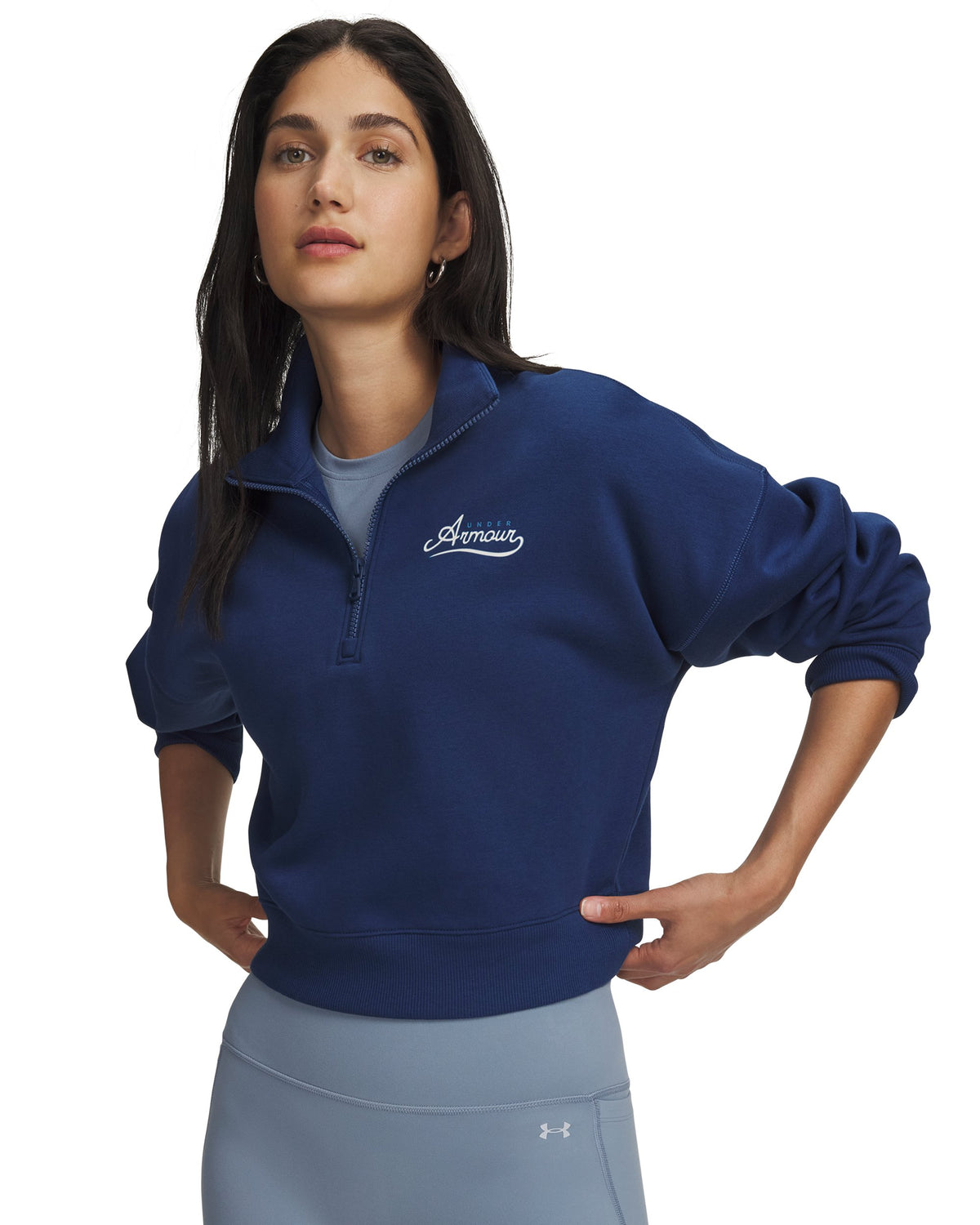 RIVAL FLEECE VARSITY HZ - Blue / Aegean Blue - 997