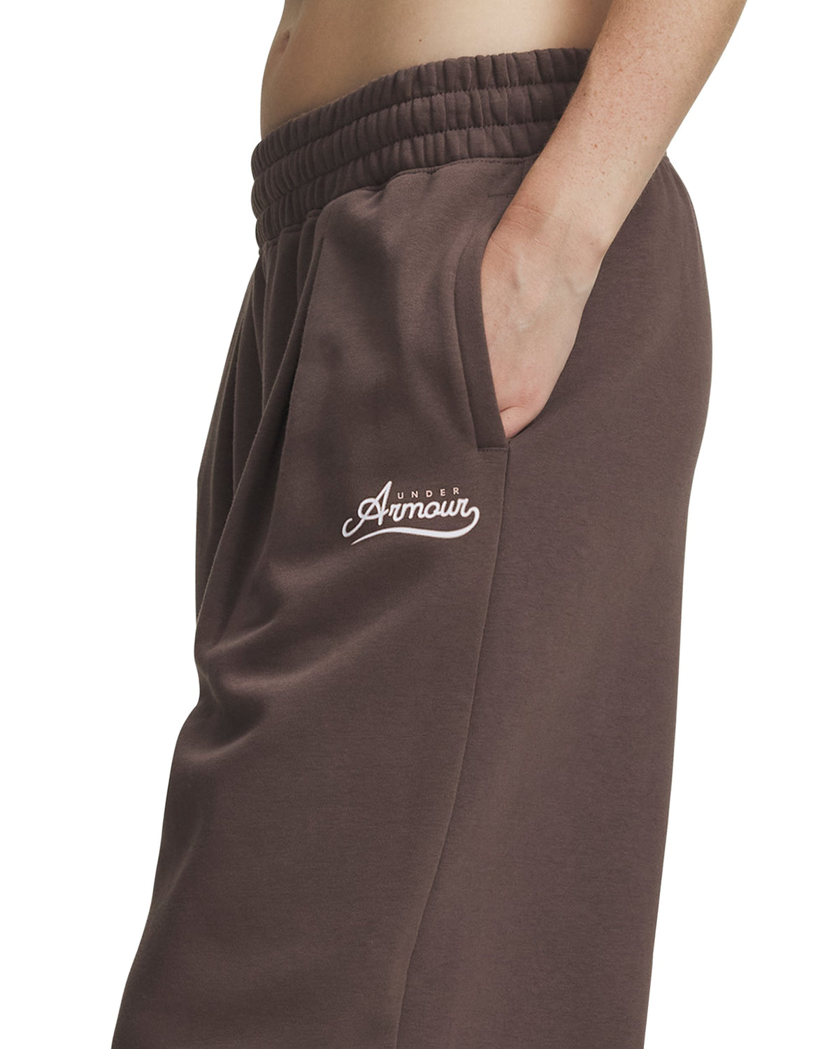 RIVAL PLEATED VARSITY PANT - Brown / Bashful Pink - 200