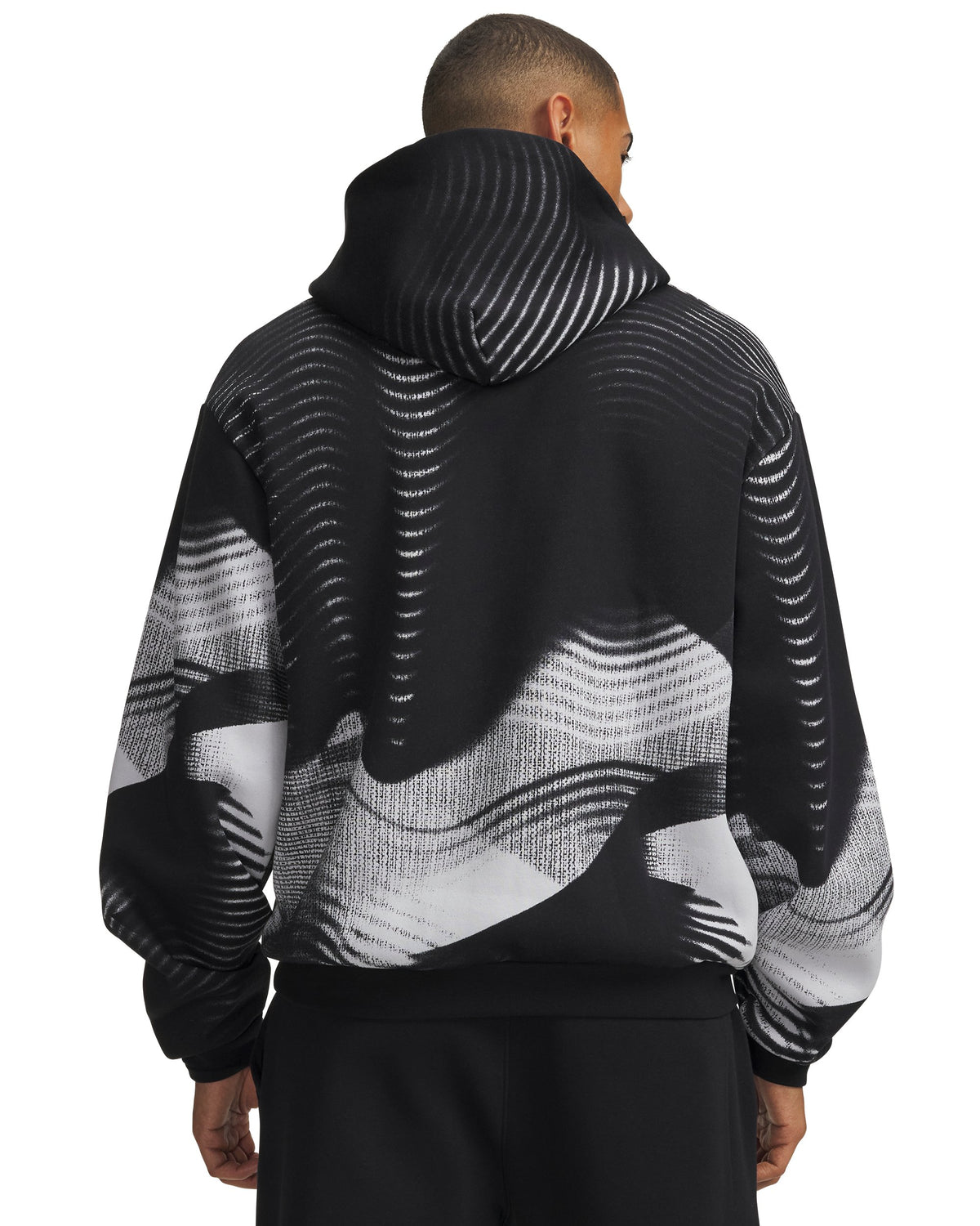 UA Icon Fleece Printed HD - Black / Reflective - 008