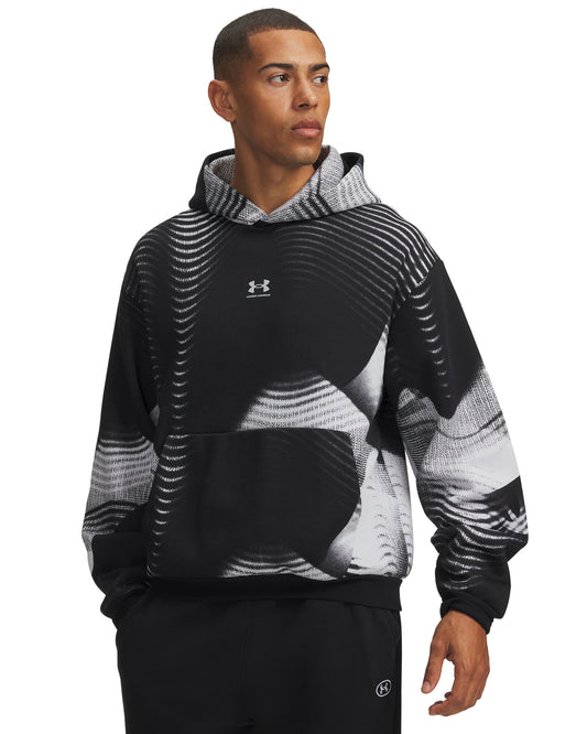 UA Icon Fleece Printed HD - Black / Reflective - 008
