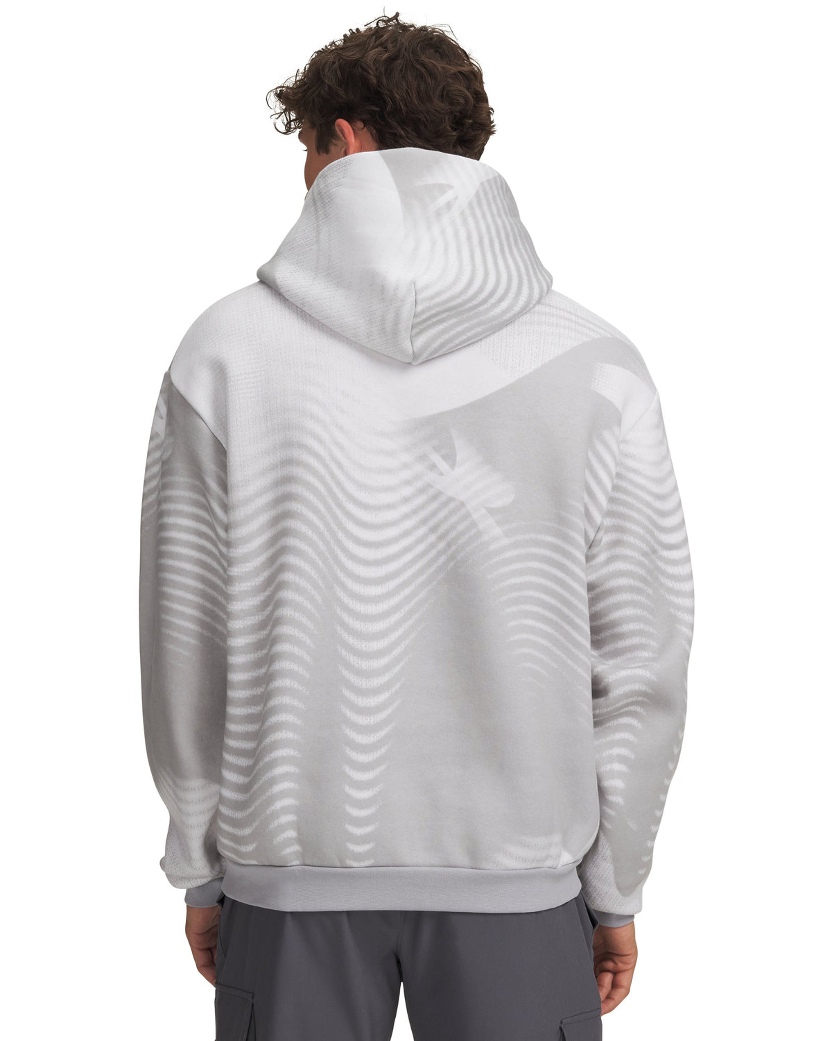 UA Icon Fleece Printed HD - Gray / Reflective - 011