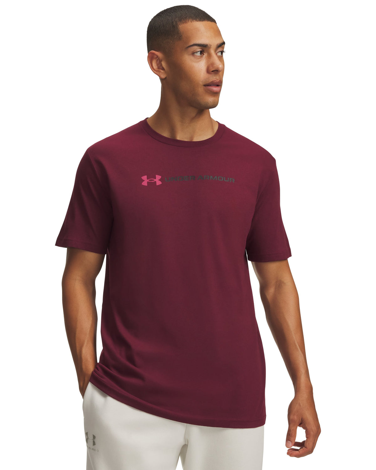 UA M LOGO WM SS - Red / Claret - 625