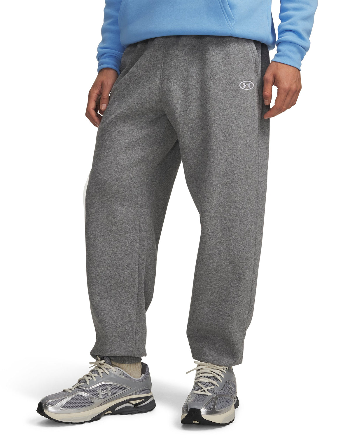 UA Rival Flc Jogger - Gray / White - 025