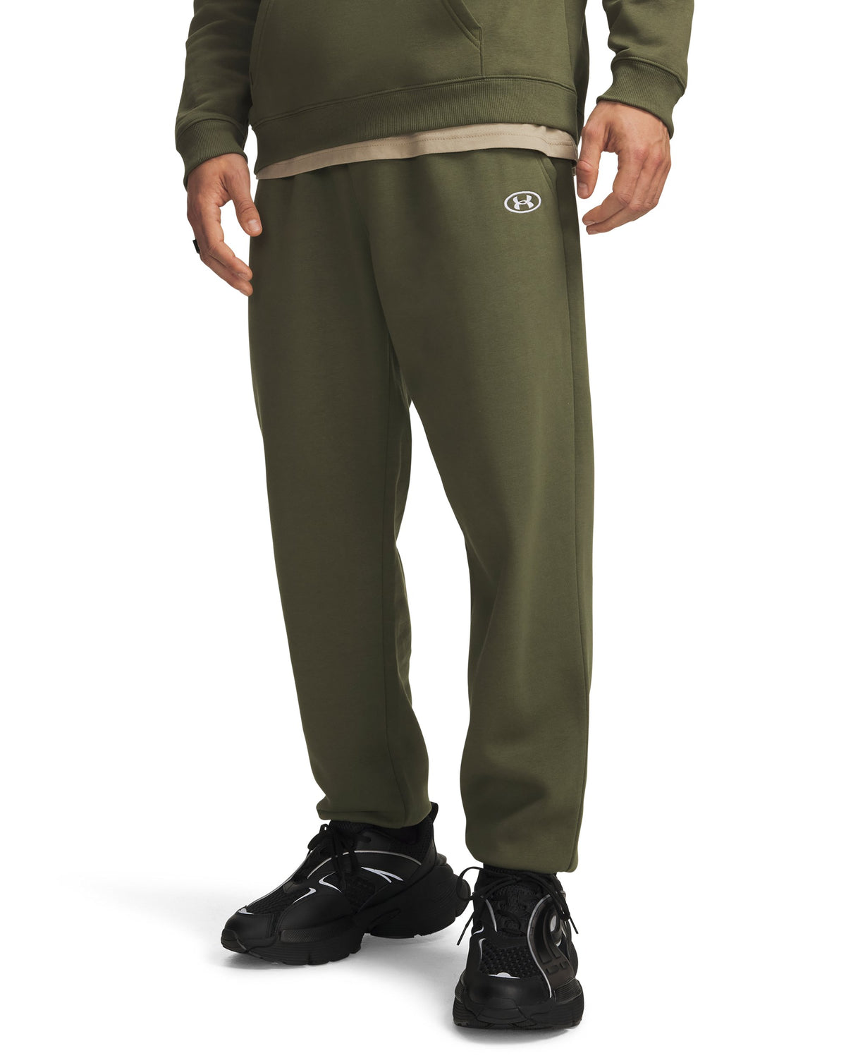 UA Rival Flc Jogger - Green / White - 391
