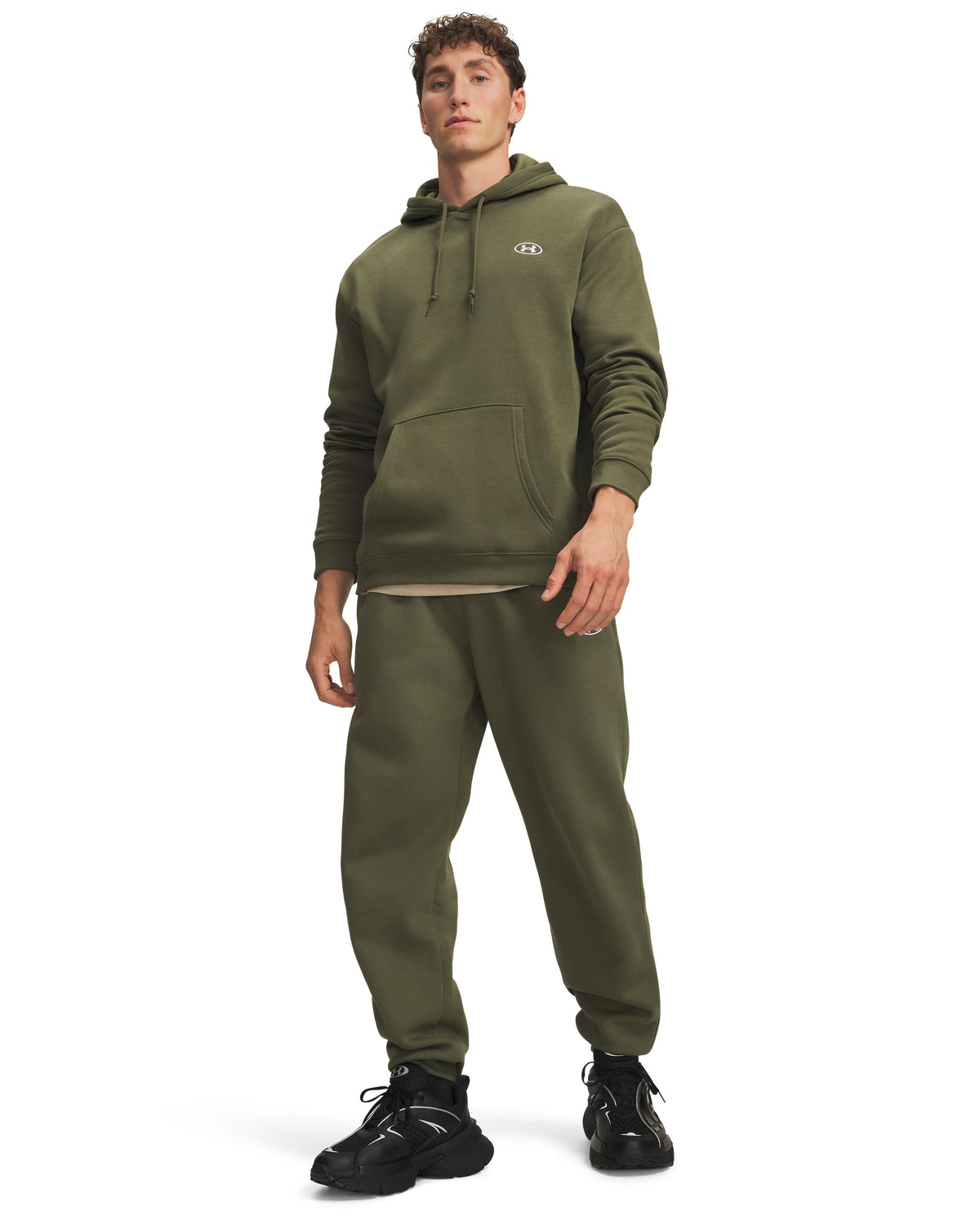 UA Rival Flc Jogger - Green / White - 391